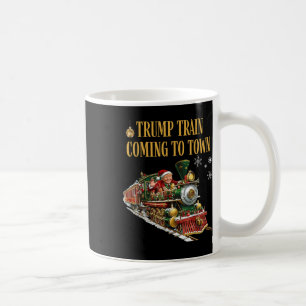 Trump-Zug kommt in die Stadt Weihnachten Weihnacht Kaffeetasse