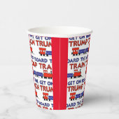 TRUMP-ZUGSPAPIER PAPPBECHER (Rechts)