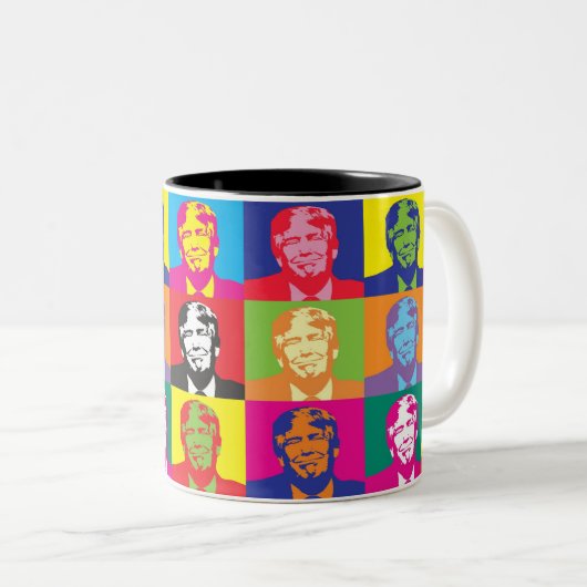 TRUMP ZWEIFARBIGE TASSE (VorderseiteRechts)