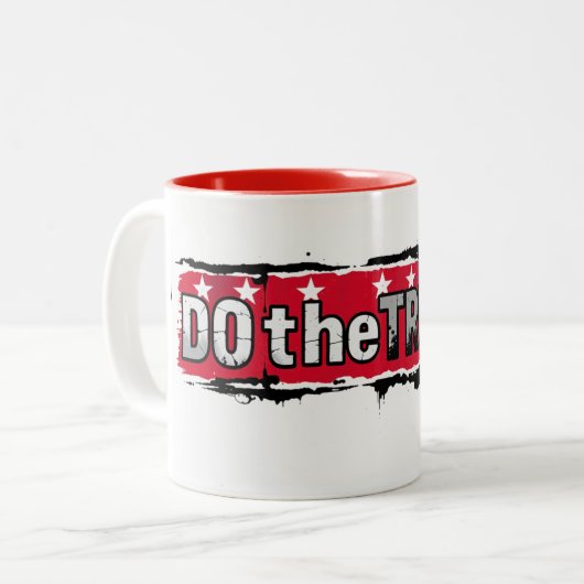 Trump Zweifarbige Tasse (Vorderseite Links)