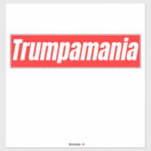 Trumpamania Trump Wahl 2024 Aufkleber (Blatt)