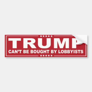 TrumpBumperTemp Starboxred.png Autoaufkleber