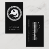 Trumpcards - DJ SCHERZEN weiblichen Disc-Jockey 01 Visitenkarte (Vorne/Hinten)