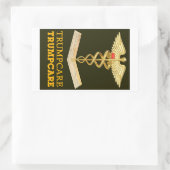 TrumpCare - Ein Hut Rechteckiger Aufkleber (Tasche)