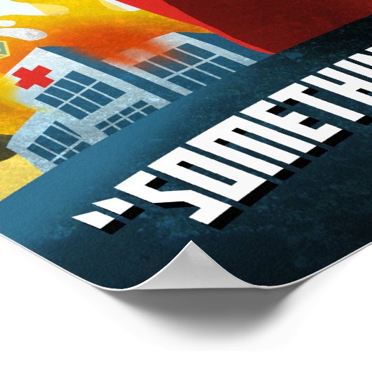 TrumpCare Propaganda-Poster Poster (Ecke)