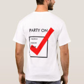 Trumped herauf DruckT - Shirt (Rückseite)