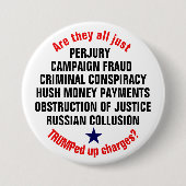 TRUMPed herauf Gebühren? Button (Vorderseite)