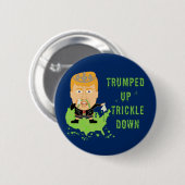 Trumped herauf tröpfeln Sie unten politischen den Button (Vorne & Hinten)