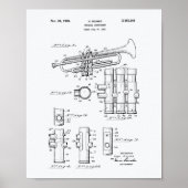 Trumpet 1939 Weißbuch über Patentkunst Poster (Vorne)