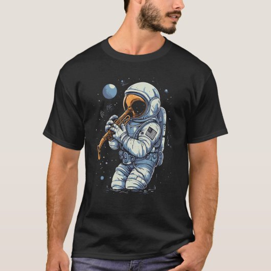 Trumpet Astronaut T-Shirt (Vorderseite)