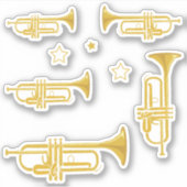 Trumpet Aufkleber (Vorderseite)
