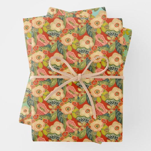 Trumpet Blume Geschenkwrap Geschenkpapier Set (Beispiel)