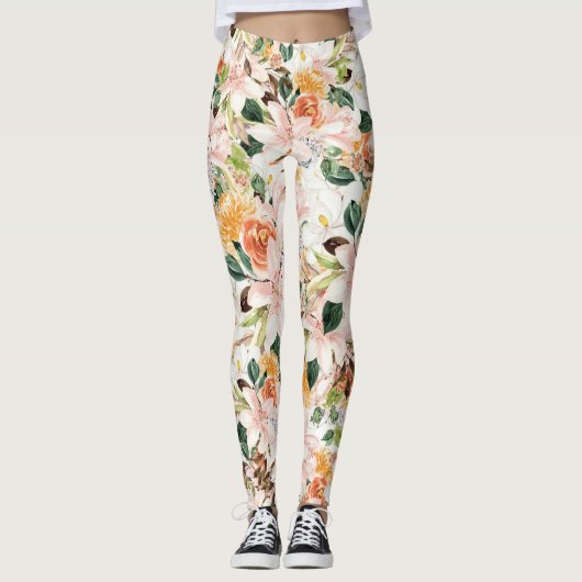 Trumpet-Blume Leggings (Vorderseite)