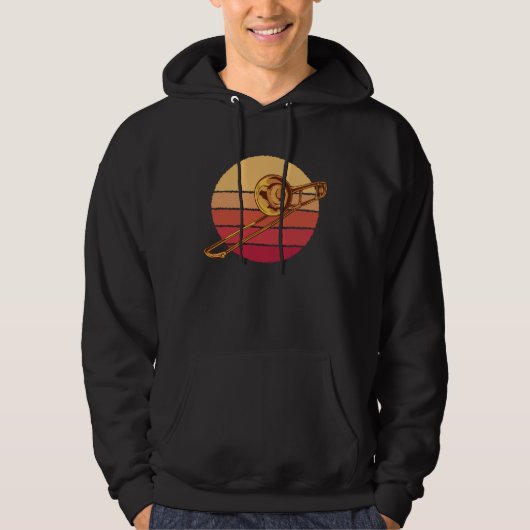 Trumpet Brass Instrument Music Hoodie (Vorderseite)
