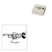 Trumpet-Briefmarke Gummistempel (Stempel)
