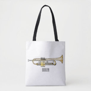Trumpet-Cartoon-Abbildung Tasche