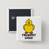 Trumpet Chick Button (Vorne & Hinten)