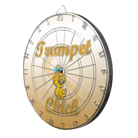 Trumpet Chick Dartscheibe (Vorderseite rechts)