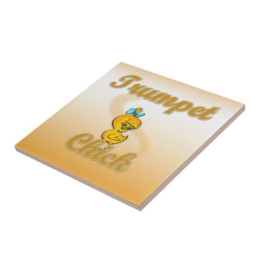 Trumpet Chick Fliese (Seite)