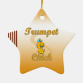 Trumpet Chick Keramikornament (Hinten)