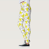Trumpet Chick Musiknoten Leggings (Links)