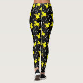Trumpet Chick Musiknoten Leggings (Rückseite)
