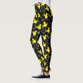 Trumpet Chick Musiknoten Leggings (Links)