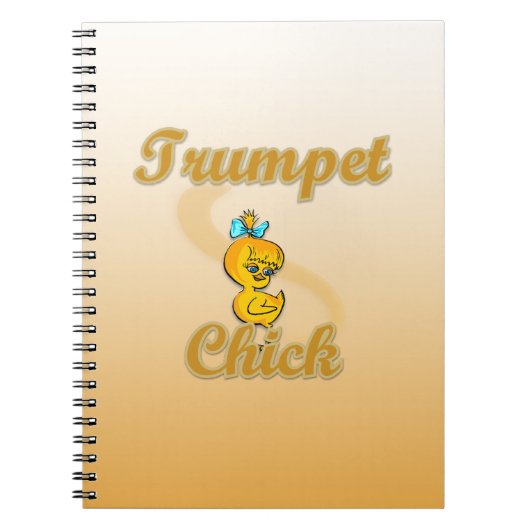 Trumpet Chick Notizblock (Vorderseite)