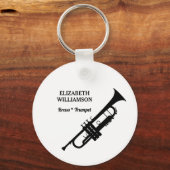 TRUMPET Class of 2027 Marching Band Keychain Schlüsselanhänger (Rückseite)