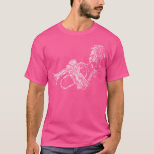 Trumpet Cornet Player Französischer Horn Musiker J T-Shirt
