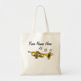 Trumpet Custom Tote Bag Trumpeter Brass Musiker Tragetasche
