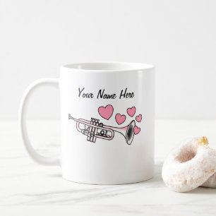 Trumpet Custom Wedding Tasse Brass Musiker
