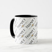 Trumpet-Dekorationslinie Tasse (Vorderseite Links)