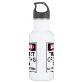 Trumpet Edelstahlflasche (Rückseite)