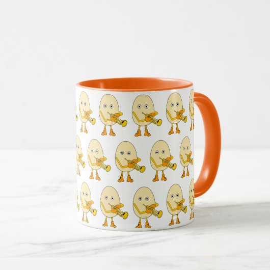 Trumpet Egghead Tasse (VorderseiteRechts)