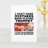 Trumpet - Ein Trumpf spielen Karte (Gelbe Blume)