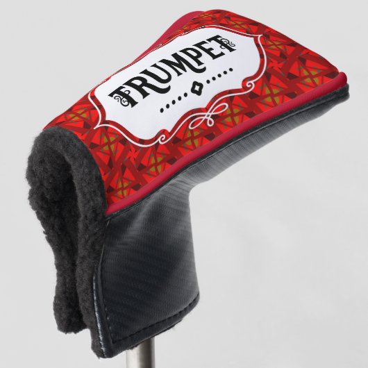 Trumpet-Emblem Golf Headcover (3/4 Vorderseite)