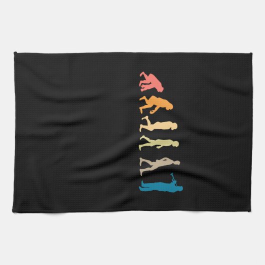 Trumpet-Evolution Geschirrtuch (Horizontal)