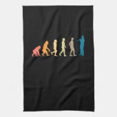 Trumpet-Evolution Geschirrtuch (Vertikal)