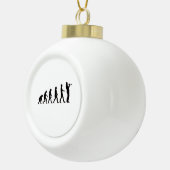 Trumpet-Evolution Keramik Kugel-Ornament (Rechts)