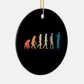 Trumpet-Evolution Keramik Ornament (Rechts)