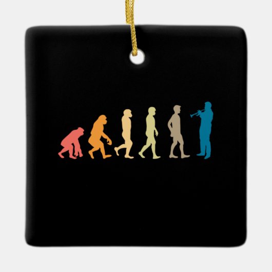 Trumpet-Evolution Keramikornament (Vorderseite)