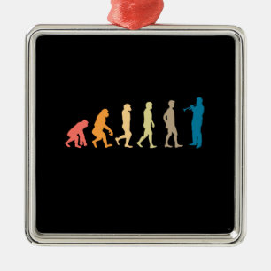 Trumpet-Evolution Ornament Aus Metall