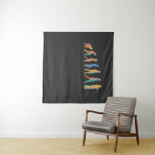 Trumpet-Evolution Wandteppich (Beispiel (Horizontal))