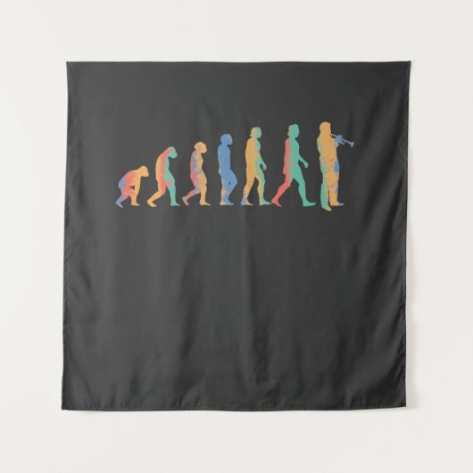 Trumpet-Evolution Wandteppich (Vorderseite)
