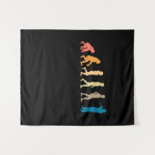 Trumpet-Evolution Wandteppich (Vorderseite (Horizontal))