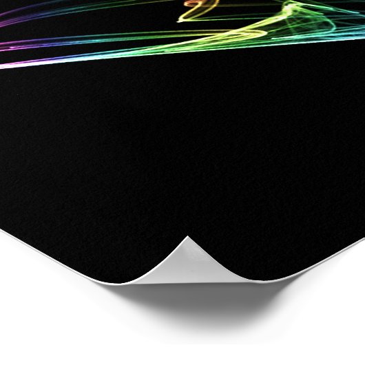 Trumpet-Fraktal Poster (Ecke)