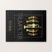 Trumpet Geboren, Trumpeter für Musiker zu sein Puzzle (Horizontal)