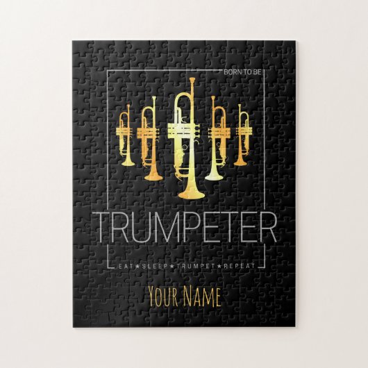 Trumpet Geboren, Trumpeter für Musiker zu sein Puzzle (Vertikal)