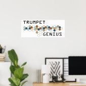 Trumpet Genius Poster (Heimbüro)